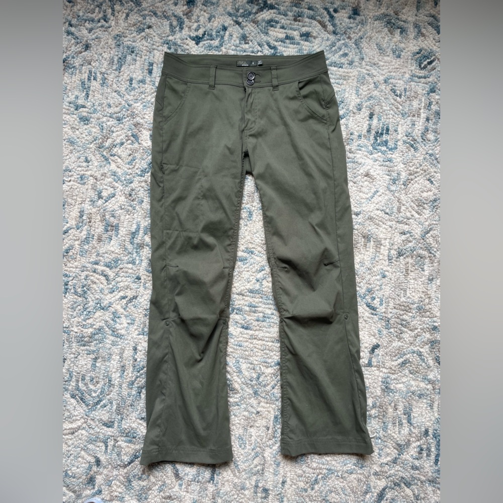 Prana Women’s Halle Pant Hiking Outdoor Army Green Bootcut Gorpcore Size 6